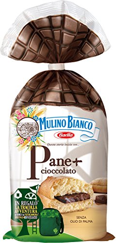Mulino Bianco Merendine Pane + Cioccolato al Latte, Snack Dolce per...