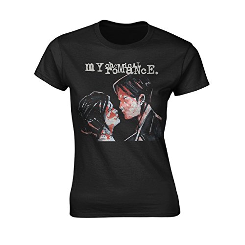 My Chemical Romance T-Shirt Three Cheers da Donna in Nero