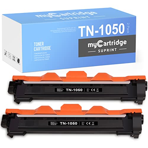 myCartridge SUPRINT TN-1050 TN1050 Cartucce Toner Compatibile con Toner Brother DCP-1612W MFC-1910W HL-1212W HL-1110 MFC-1810 DCP-1510 HL-1210W DCP-1610W DCP-1512 HL-1112 (2 Nero)