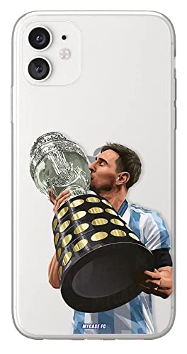 MYCASEFC Copa America Messi Argentina ASUS Zenfone Live ZB501KL - Cover da calcio in silicone per smartphone stampato in Francia in TPU
