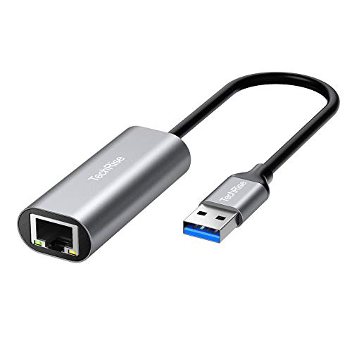 TechRise - Adattatore di rete USB ad alta velocità da USB 3.0 a RJ...