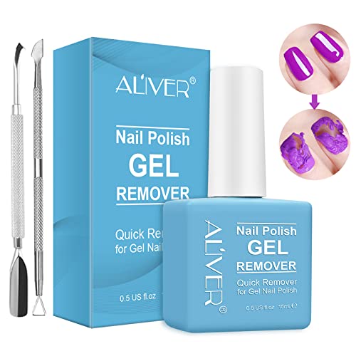 Nail Polish Remover, rimuove lo smalto professionale in 3-5 minuti per unghie naturali, in gel, scolpite, in modo facile e veloce, senza danneggiare le unghie con 2 pezzi di strumenti
