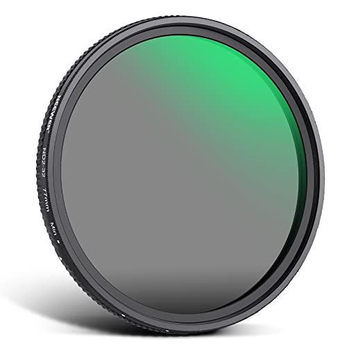 NEEWER Filtro ND variabile 77mm ND2-ND32(1-5 Stops), senza X Vetro ...
