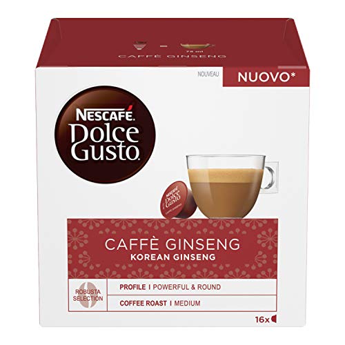 NESCAFÉ DOLCE GUSTO Ginseng Caffè, 6 Confezioni da 16 capsule (96...
