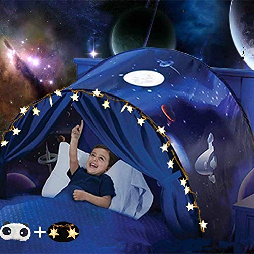 Nifogo Tenda bambini,tenda gioco bambino,Tenda pop-up,tenda da letto,casa fantasy per bambinicompleanno e regali di (Spazio)