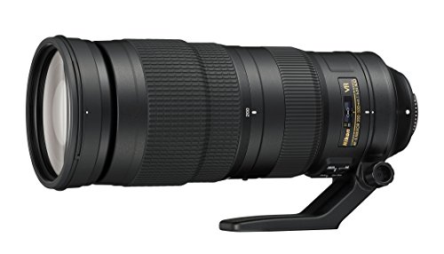 Nikon AF-S Nikkor 200–500 mm f 5.6E ED VR Teleobiettivo Zoom in Formato FX, Nero [Versione EU]