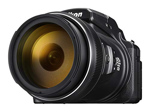 Nikon Coolpix P1000 Fotocamera Bridge, Zoom Ottico 125x, Video 4K UHD, Bluetooth, Wi-Fi, Nero