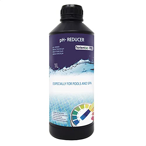 Nortembio Pool PH- Minus 1 L, Riduttore Naturale di PH per Piscina e Spa. Migliora la qualità dell Acqua, Regolatore di PH, Vantaggioso per la Salute. Prodotto CE.