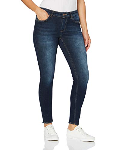 Only Carmakoma CARWILLY Life Reg SK Ank Raw REA4342NOOS, Blu Jeans Scuro, 52W x 32L Donna