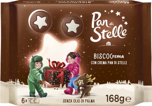 Pan di Stelle Biscocrema, Biscotti al Cacao e Nocciola con Crema Pa...