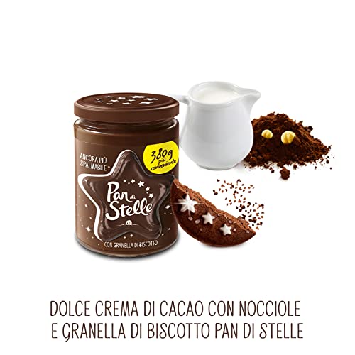 Pan di Stelle Crema Spalmabile di Cacao, Nocciole e Granella di Bis...