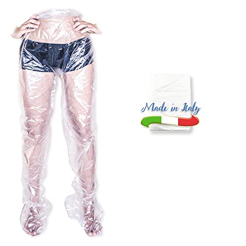 Pantaloni cartene per fanghi e bendaggio anticellulite, MADE IN ITALY , 5 Pezzi,uso estetico per trattamenti della pelle e pressoterapia professionale