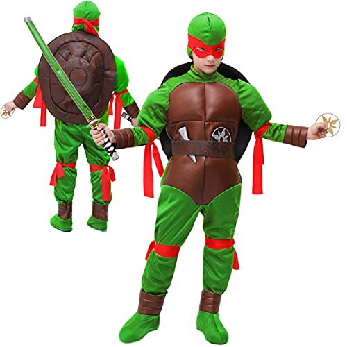 Pegasus Costume tartaruga ninja bambino Vestito Carnevale ninja (S 5 6 ANNI)