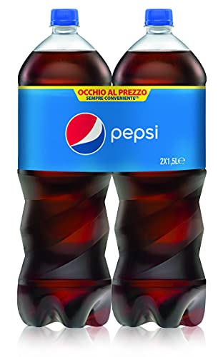 Pepsi - Bevanda Analcolica, senza conservanti aggiunti - 1.5L (Confezione da 2)