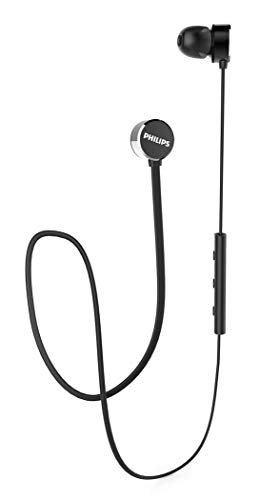 Philips Cuffie Bluetooth In Earphones UN102BK 00 Wireless In Ears (Bluetooth, driver da 6mm, ricarica rapida, isolamento acustico) Nero