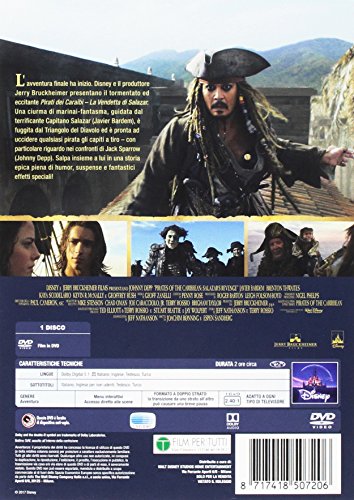 Pirati dei Caraibi: La vendetta di Salazar (DVD)...