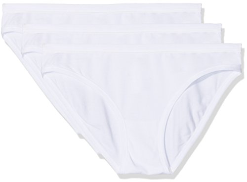POMPEA Cotton Slip, Bianco (Bianco 0024), 44 (Taglia Produttore:3) (Pacco da 3) Donna