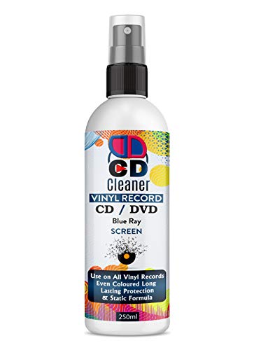 Pulisci i rottami di polvere per CD DVD liquido di pulizia, dischi in vinile, detergente per lenti spray da 250 ml
