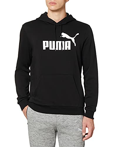 PUMHB|#Puma Ess Big Logo Hoodie TR, Felpa Uomo, Puma Black, XL