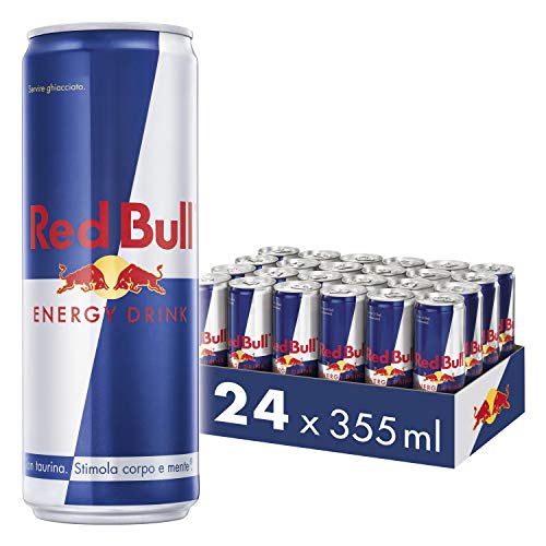 Red Bull Energy Drink, 355 ml (24 Lattine)