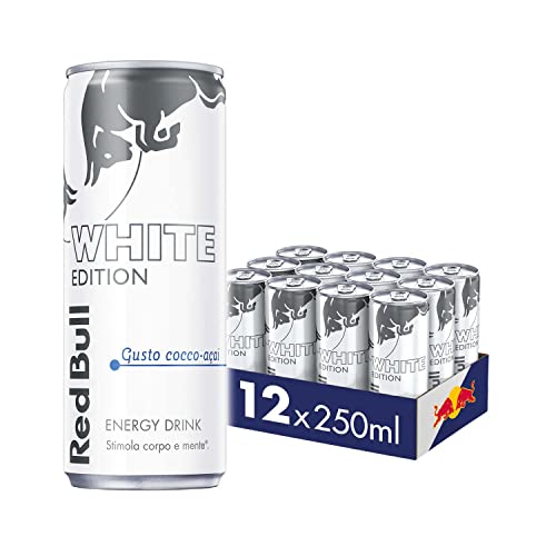 Red Bull Energy Drink, Gusto Cocco Açaí, 250 ml (12 Lattine)