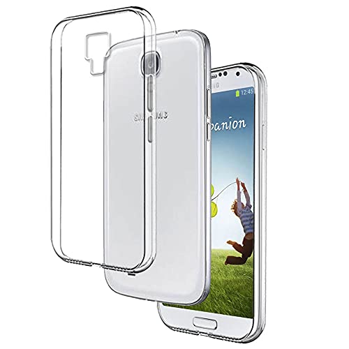 REY Cover in Gel TPU Trasparente per Samsung Galaxy S4, Ultra Sottile 0,33 mm, Morbido Flessibile, Custodia Silicone