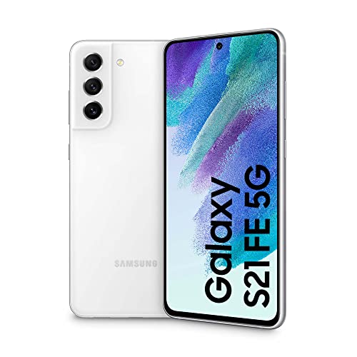 Samsung Galaxy S21 FE 5G Smartphone Android 128GB SIM Free Display 6.4  Dynamic AMOLED 2X, 3 Fotocamere Posteriori, White [Versione Italiana]