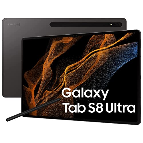 Samsung Galaxy Tab S8 Ultra 14.6 Pollici 5G RAM 12 GB 256 GB Tablet Android 12 Graphite [Versione italiana] 2023
