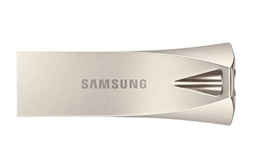 Samsung Memorie MUF-128BE3 Bar Plus USB Flash Drive, USB 3.1, Type-A Fino a 300 MB s, 128 GB, Argento