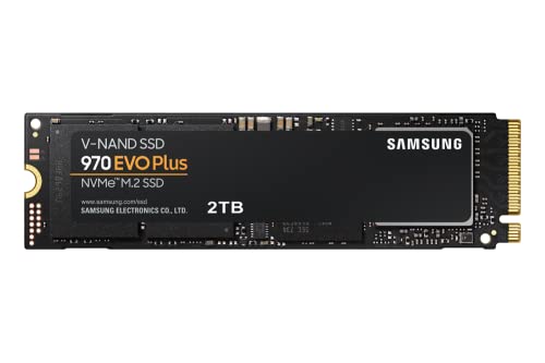 Samsung - SSD 970 EVO Plus, interfaccia NVMe M.2, unità di memoria a stato solido interna con tecnologia V-NAND (MZ-V7S250B AM)