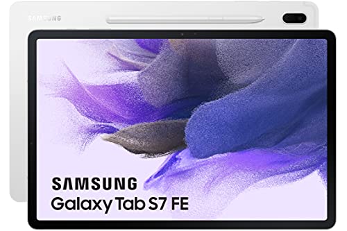 Samsung - Tablet Galaxy Tab S7 FE da 12,4 pollici con WiFi e sistema operativo Android 64 GB Argento ES Version