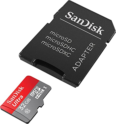 SanDisk Ultra Android Scheda di Memoria MicroSDHC 32 GB, 30 MB s, Classe 10 UHS-I con Adattatore SD