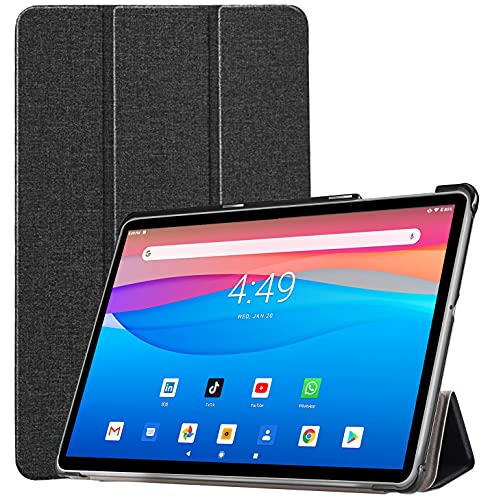 SANNUO Tablet 10 Pollici Android 11 con Octa core, 4G LET +WiFi,4GB RAM 64GB ROM, 128GB Espandibili, 2.5D IPS Screen,Dual SIM card, GPS,BT, Tablet Android con custodia