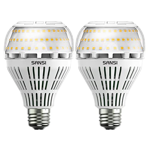 SANSI Lampadine LED E27, 27W lampadina a LED equivalente 250W, Dimm...