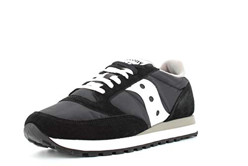 SAUCONY scarpe sneaker unisex jazz original S2044-449 nero bianco 3...