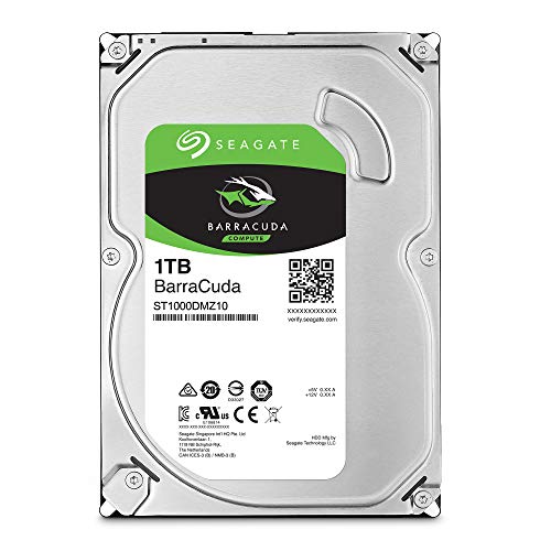 Seagate BarraCuda 1 TB Hard Disk Interno, SATA da 6 GBit s, 3,5 , 7...