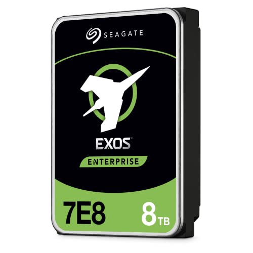 Seagate Exos 7E8, 8 TB, Hard Disk Interno, SATA, Classe Enterprise, 3,5 , Data Center (ST8000NM000A)