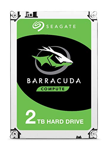 SEAGATE ST2000DM008 BARRACUDA - Unità disco interna, 2 TB, Velocità di rotazione 7200 giri min, SATA da 6 Gbit s, 3,5 