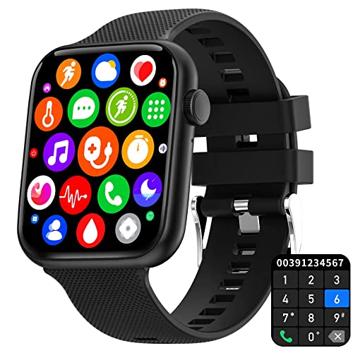 Smartwatch con Chiamata Bluetooth e Risposta Vivavoce, Impermeabile...