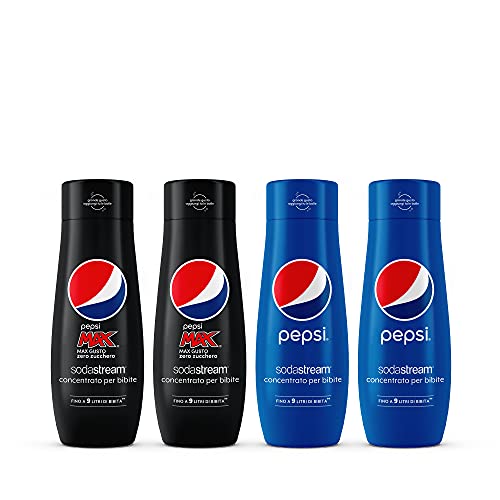 Sodastream Mix Concentrati X Pepsi + Pepsi Max Bundle, 1760 Millilitro