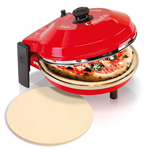 Spice Set Forno Pizza Caliente 400 gradi resistenza circolare 1200 W + seconda Pietra Refrattaria ricambio