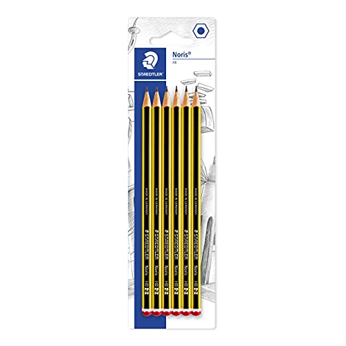 STAEDTLER matite Noris, confezione da 6 matite di gradazione HB, al...