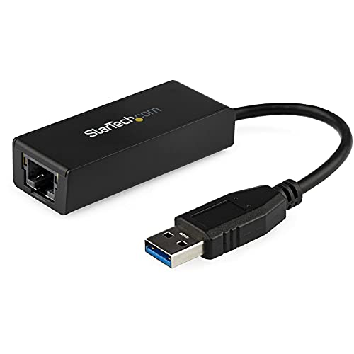 StarTech.com Adattatore USB 3.0 a Ethernet Gigabit (RJ45) - Scheda di rete NIC LAN Esterna USB3.0 a Ethernet 10 100 1000 Mbps (USB31000S)