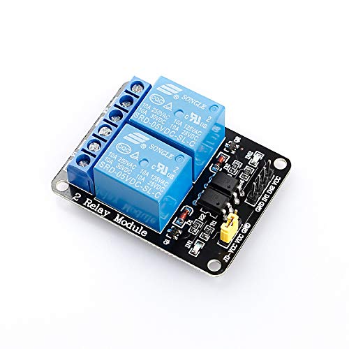 SUNFOUNDER 2 Channel DC 5V Relay Module Modulo Relè with Optocoupler Low Level Trigger Expansion Board for Arduino R3 Mega 2560 1280 DSP Arm PIC AVR STM32 Raspberry Pi