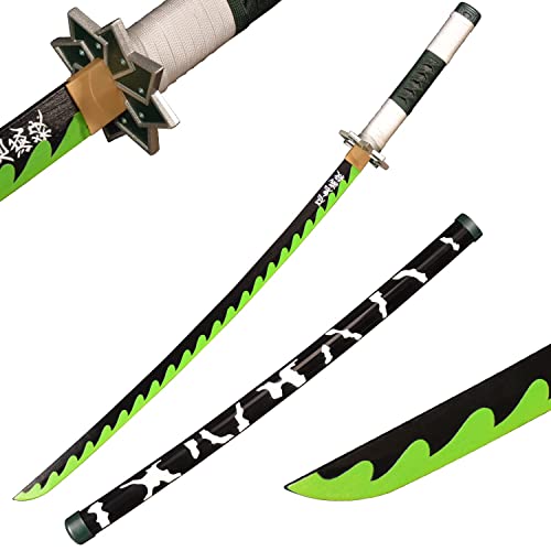 Sword Warrior Spada Demon 104 cm in Legno Spada-Shinazugawa Sanemi, Katana in Legno Anime Giapponese, Spada Cosplay