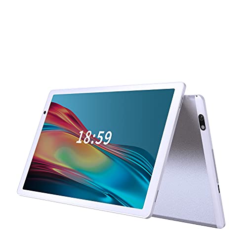 Tablet 10 Pollici Android 10.0, 4G LTE Octa-core 1.8 Ghz, 1920 * 1200 FHD, 4GB RAM + 64GB ROM, 13+5MP Doppia Fotocamera, 5G WiFi, Bluetooth 5.0, Type-c, T15, Silver