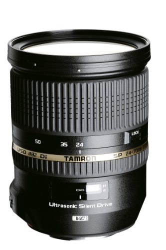 Tamron A007N Obiettivo Zoom di Alta Luminosità per Nikon, SP AF 24-70 mm, F 2.8 Di VC USD, Nero