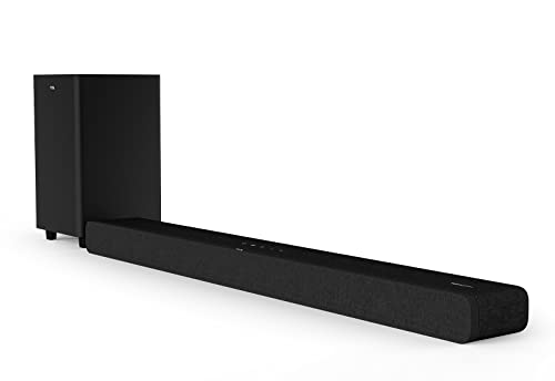 TCL TS8212, Soundbar per TV con Subwoofer Wireless e Bluetooth ( 300W, Dolby Atmos 2.1.2 canali, HDMI e-ARC, installabile a parete, telecomando incluso, tre modalità di suono), 100cm