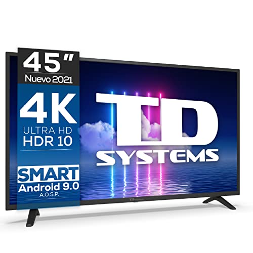 TD Systems TELEVISOR K45DLJ12US 45  FHD SMART ANDROIDTV WIFI USB HD...