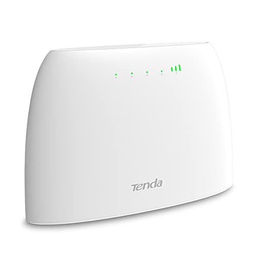 Tenda 4G03 Wi-Fi Router 4G Lte 300 Mbps, Banda Wireless 2.4 Ghz, Mo...
